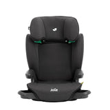 Black car seat with 'Joie' branding on a white background