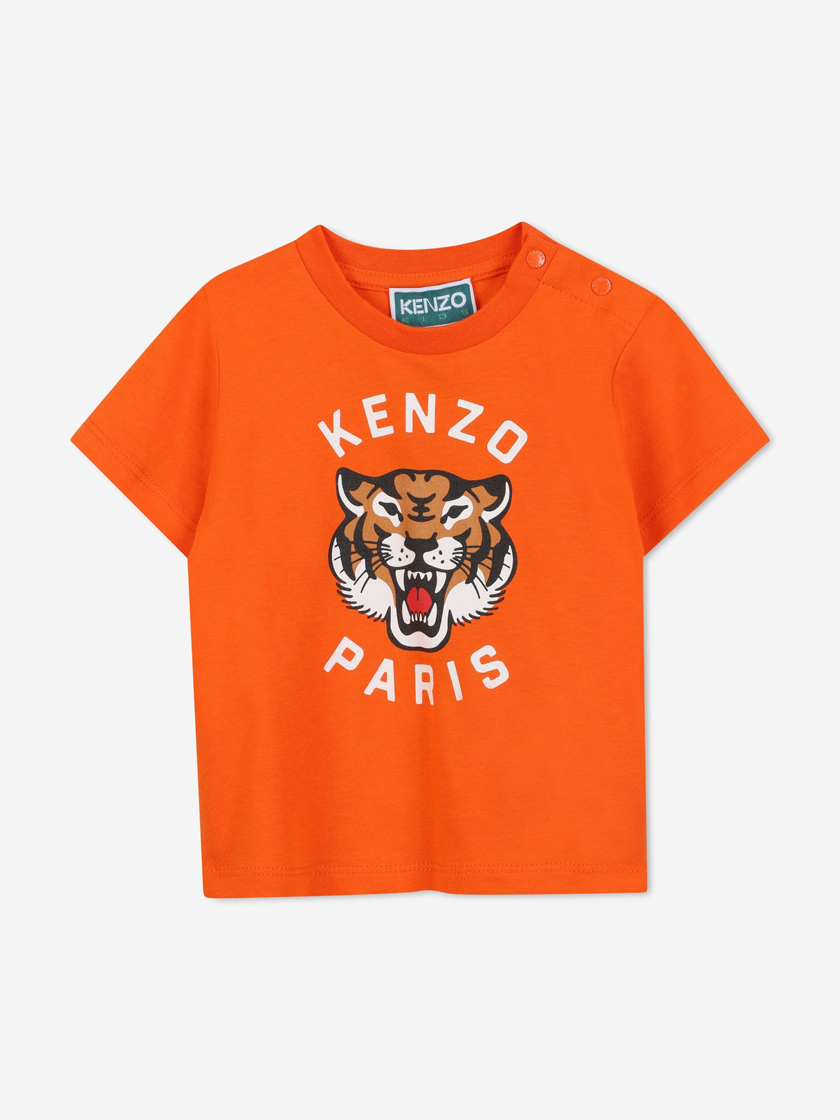 KENZO Baby Boys Kotora Tiger T-Shirt in Orange