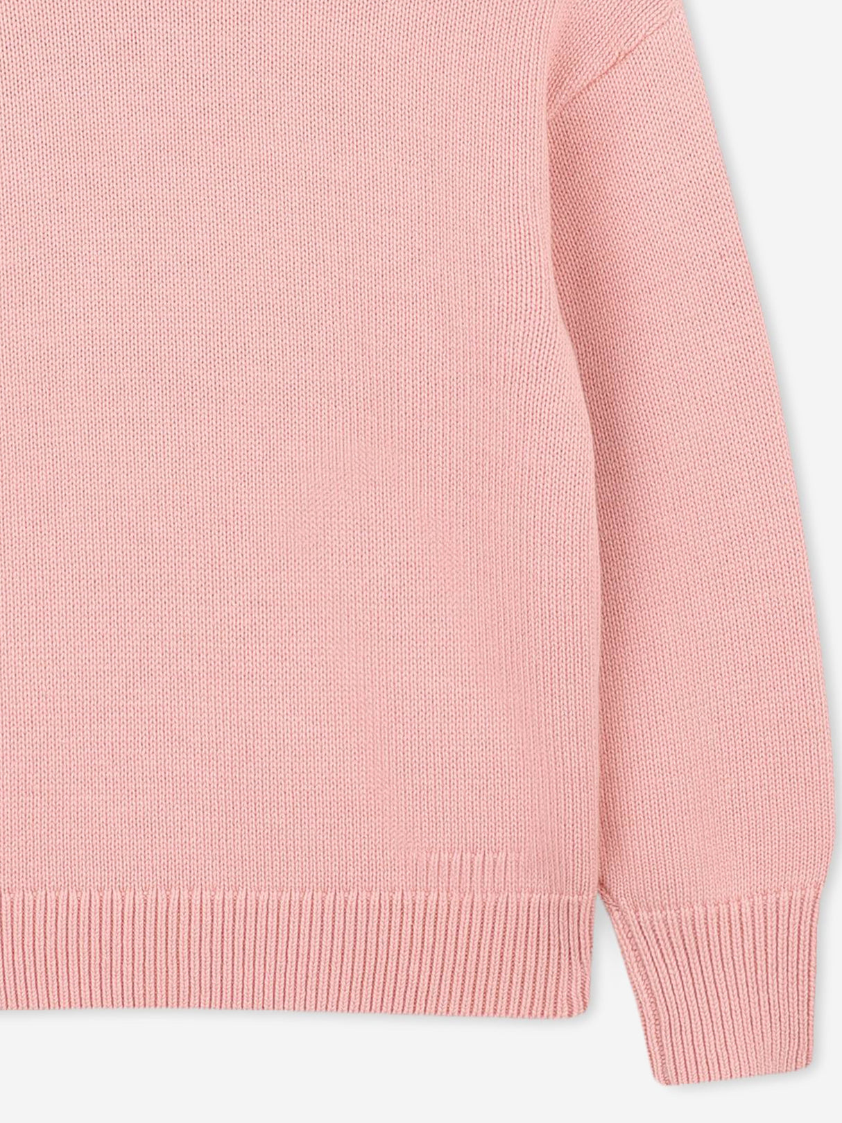 KENZO Girls Lucky Tiger Knitted Jumper in Pink