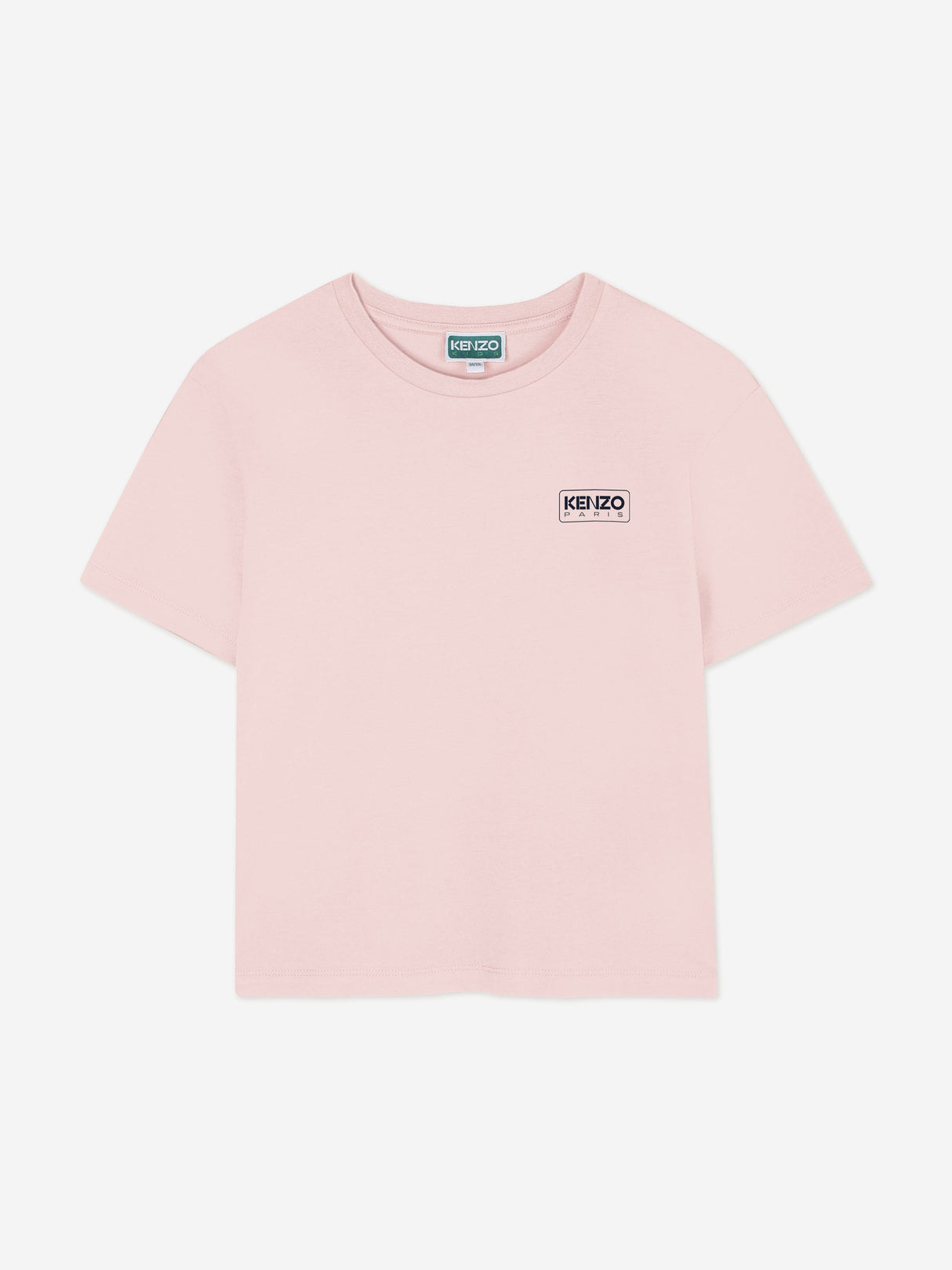 KENZO Girls Logo Print T-Shirt in Pink