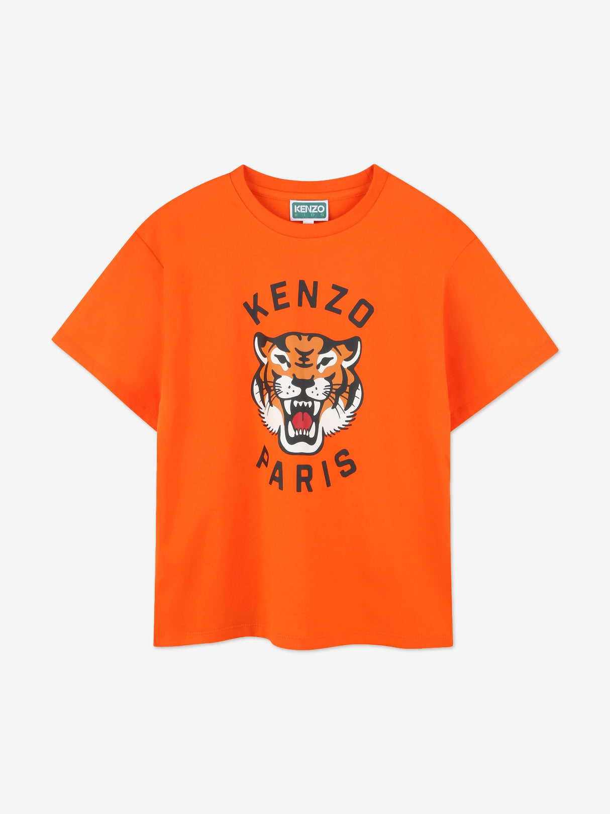 KENZO Kids Lucky Tiger T-Shirt in Orange