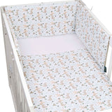 FORREST 3 Piece Reversible Cot Bed Set – Organic Cotton Baby Bedding - Koalaroo