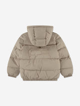 Lacoste Kids Logo Puffer Jacket in Beige