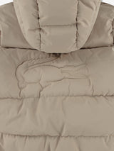 Lacoste Kids Logo Puffer Jacket in Beige