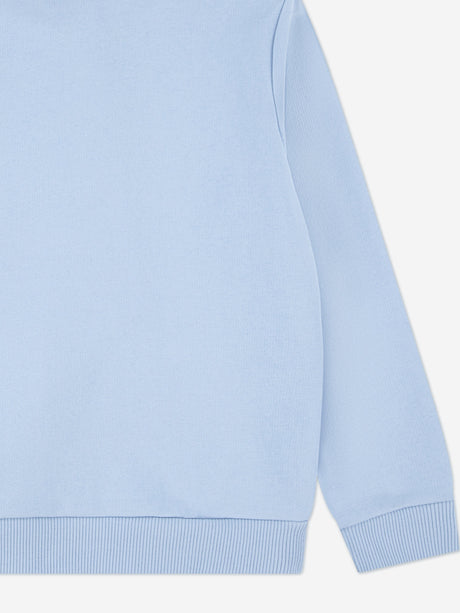 Lacoste Boys Logo Sweathirt in Blue