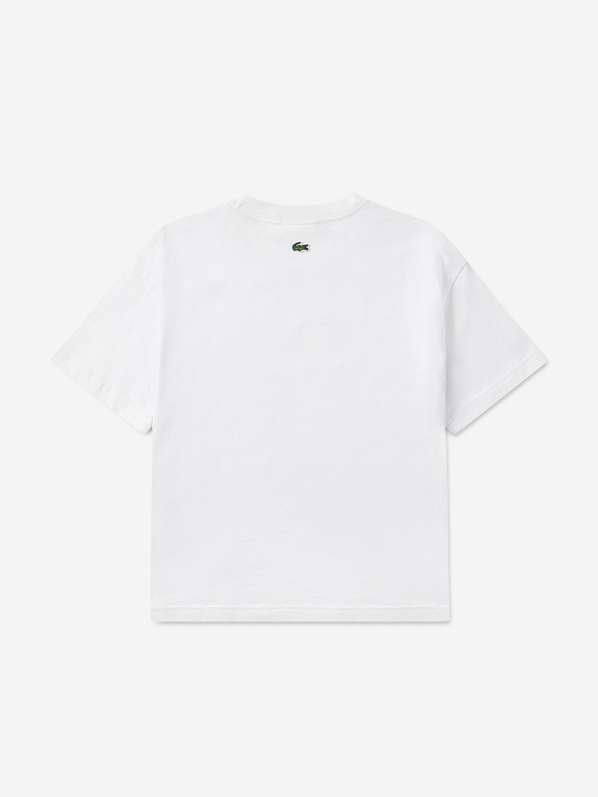 Lacoste Girls Logo T-Shirt in White