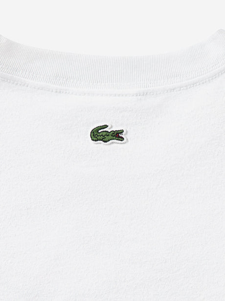 Lacoste Girls Logo T-Shirt in White