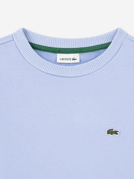 Lacoste Girls Logo Sweatshirt in Blue