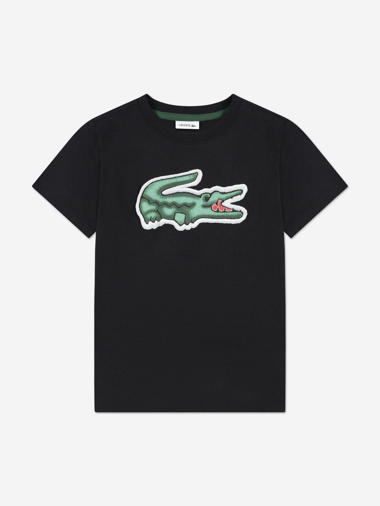 Lacoste Boys Logo T-Shirt in Black