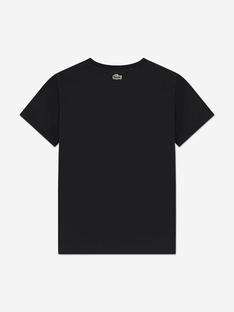 Lacoste Boys Logo T-Shirt in Black