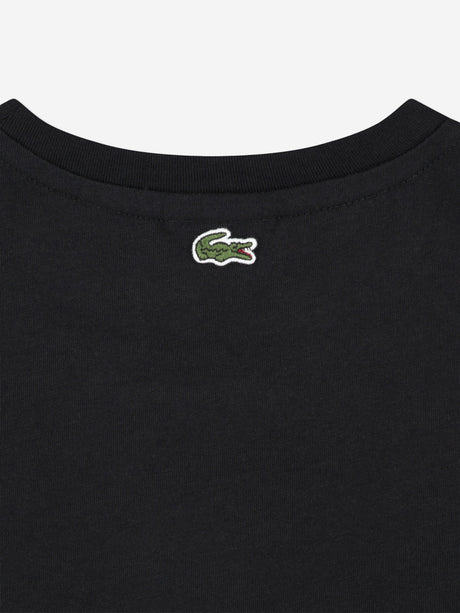 Lacoste Boys Logo T-Shirt in Black
