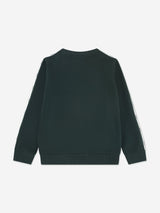 Lacoste Boys Micro Taping Sweatshirt in Green