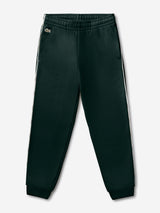 Lacoste Boys Micro Taping Joggers in Green