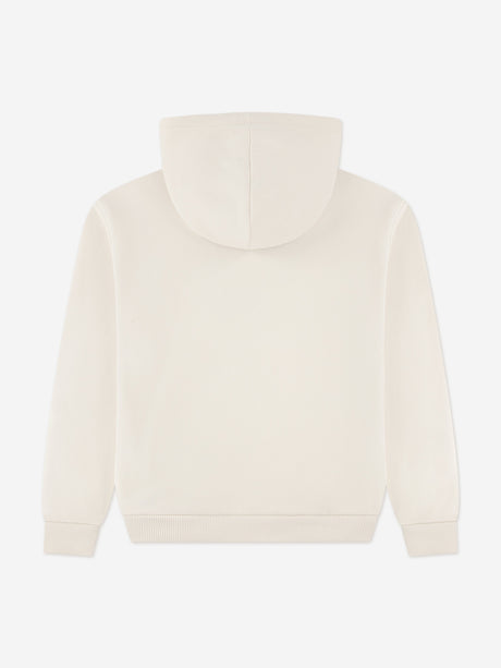 Lacoste Boys Graphic Core Hoodie in Ivory