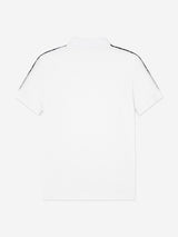 Lacoste Boys Carbonised Interlock Polo Shirt in White