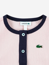 Lacoste Baby Girls Mon Premier 3 Piece Skort Set in Pink