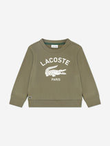 Lacoste Boys Soft Branding Tracksuit in Green