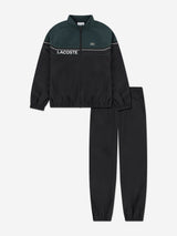 Lacoste Boys Colourblock Tracksuit in Black