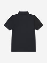 Lacoste Boys Petit Pique Polo Shirt in Black