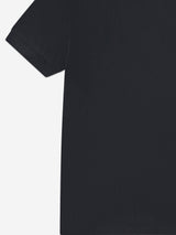 Lacoste Boys Petit Pique Polo Shirt in Black