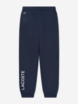 Lacoste Boys Wordmark Joggers in Navy