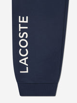 Lacoste Boys Wordmark Joggers in Navy