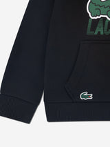 Lacoste Boys Logo Tracksuit in Black