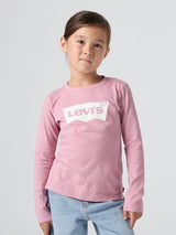 Levi's Girls Long Sleeve Batwing T-Shirt in Purple