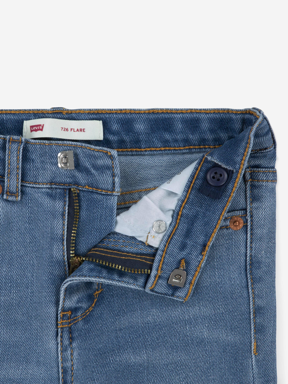 Levi's Girls 726 High Rise Flared Jeans in Blue