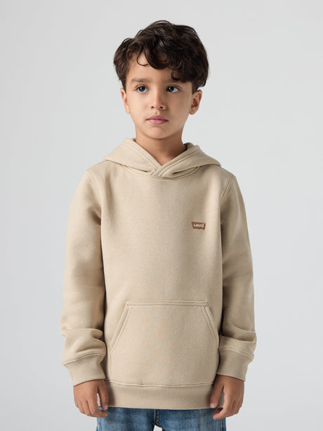 Levi's Boys Mini Batwing Hoodie in Beige