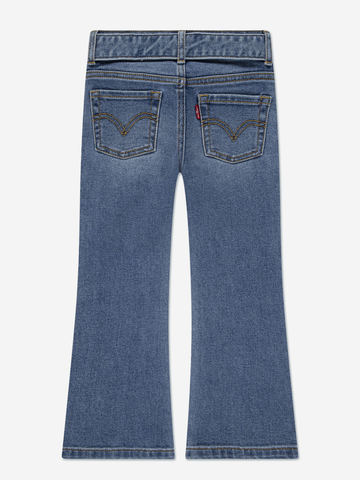 Levi's Girls Regular Rise Flared Jeans with Belt in Blue