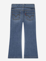 Levi's Girls Regular Rise Flared Jeans with Belt in Blue