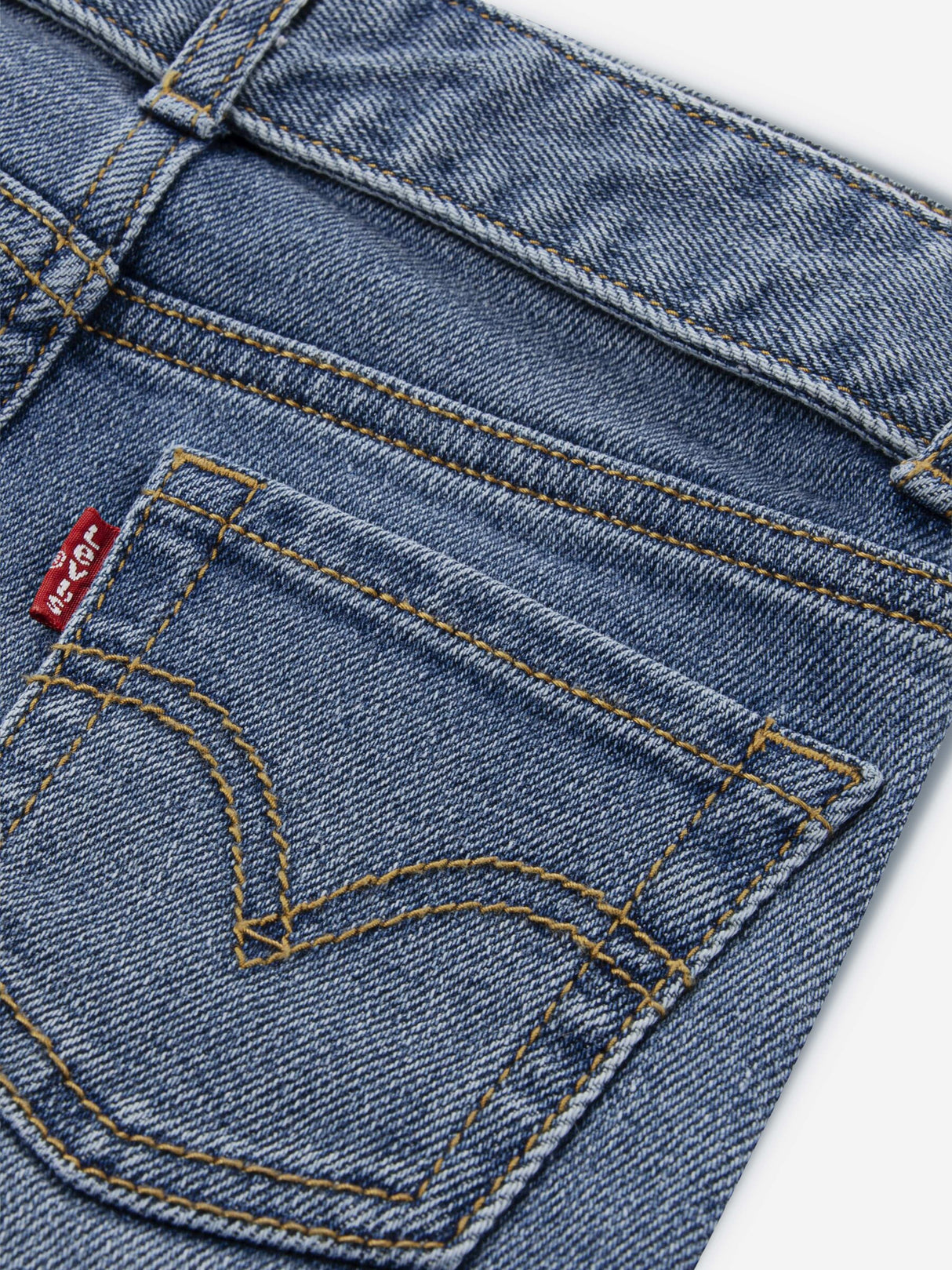 Levi's Girls Regular Rise Flared Jeans with Belt in Blue