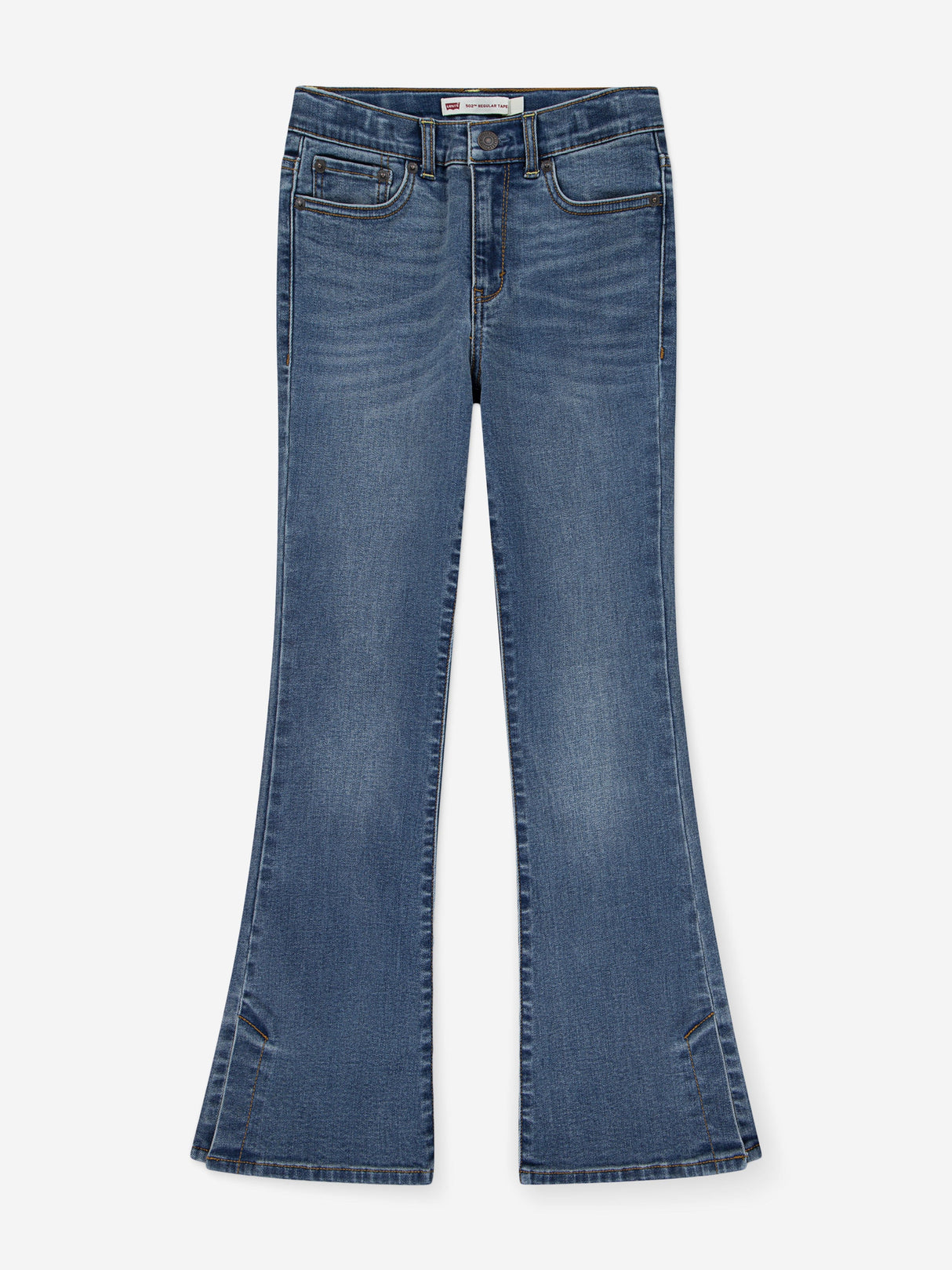 Levi's Girls 726 Flared Side Split Jeans in Blue