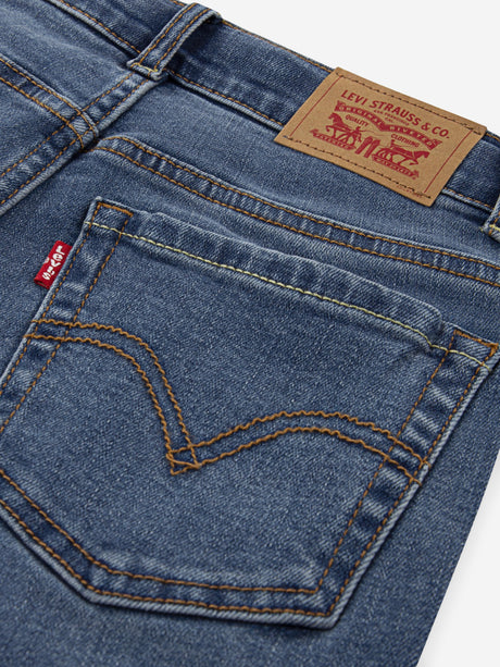 Levi's Girls 726 Flared Side Split Jeans in Blue