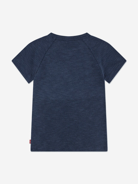 Levi's Girls Logo Raglan Top in Blue