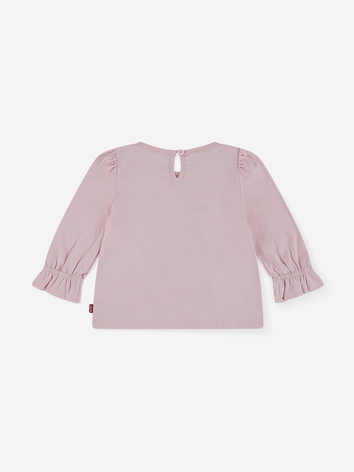Levi's Baby Girls Long Sleeve Knot Front Top in Pink