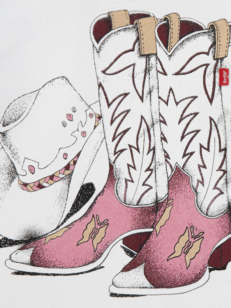 Levi's Girls Meet and Greet Western Hoodie in Ivory