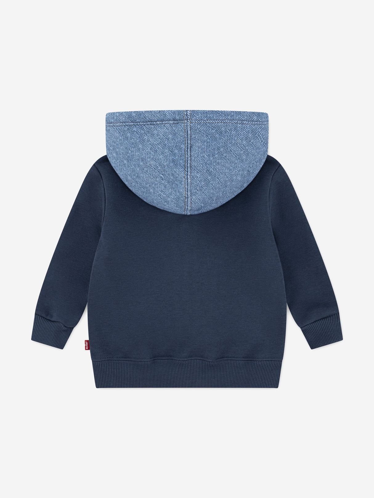 Levi's Baby Boys Knit Denim Zip Up Top in Navy
