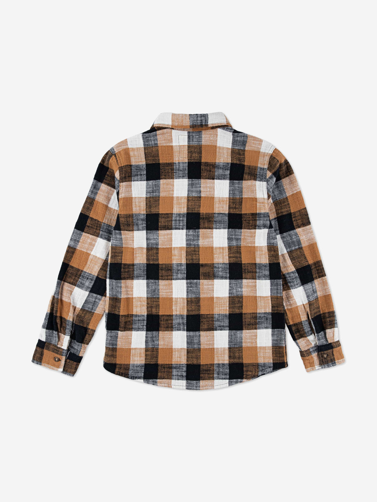 Levi's Boys Buffalo Check Flannel Shirt in Black