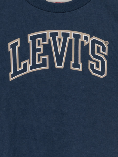 Levi's Baby Boys Collegiate Long Sleeve T-Shirt in Blue