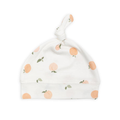 Lulujo - Bamboo Hat and Muslin Swaddle Blanket Gift Set - Peaches