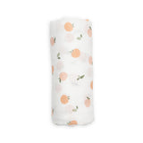 Lulujo - Bamboo Hat and Muslin Swaddle Blanket Gift Set - Peaches