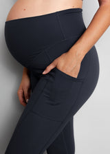Luxe Maternity & Postnatal Leggings - Full Length - Soft Black