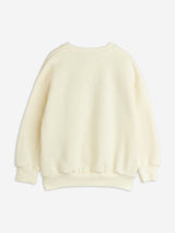 Mini Rodini Kids Panda and Cat Sweatshirt in Ivory