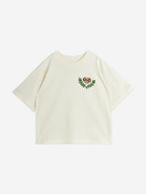 Mini Rodini Kids E.T. Embroidered T-Shirt in Ivory