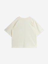 Mini Rodini Kids E.T. Embroidered T-Shirt in Ivory