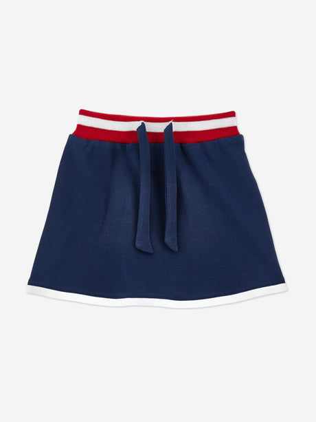 Monnalisa Girls Hello Kitty Skirt Set in Navy