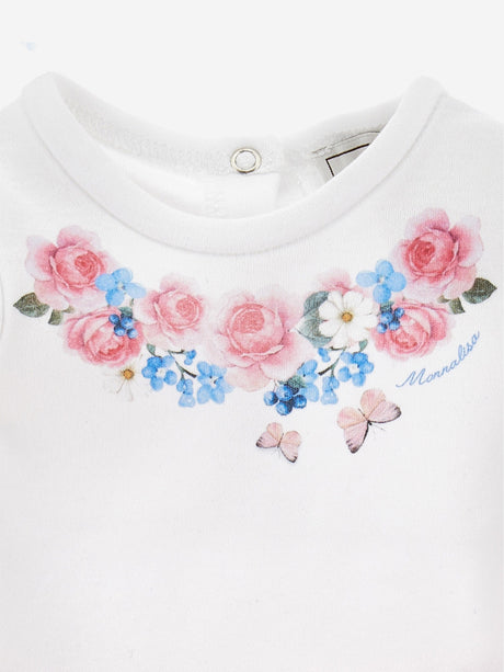 Monnalisa Baby Girls Tulle Skirt Set in Pink