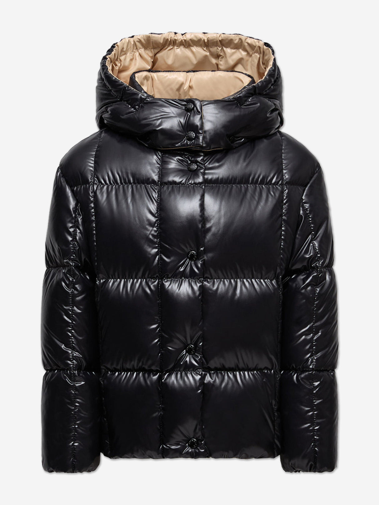 Moncler Enfant Girls Parana Down Padded Jacket in Black